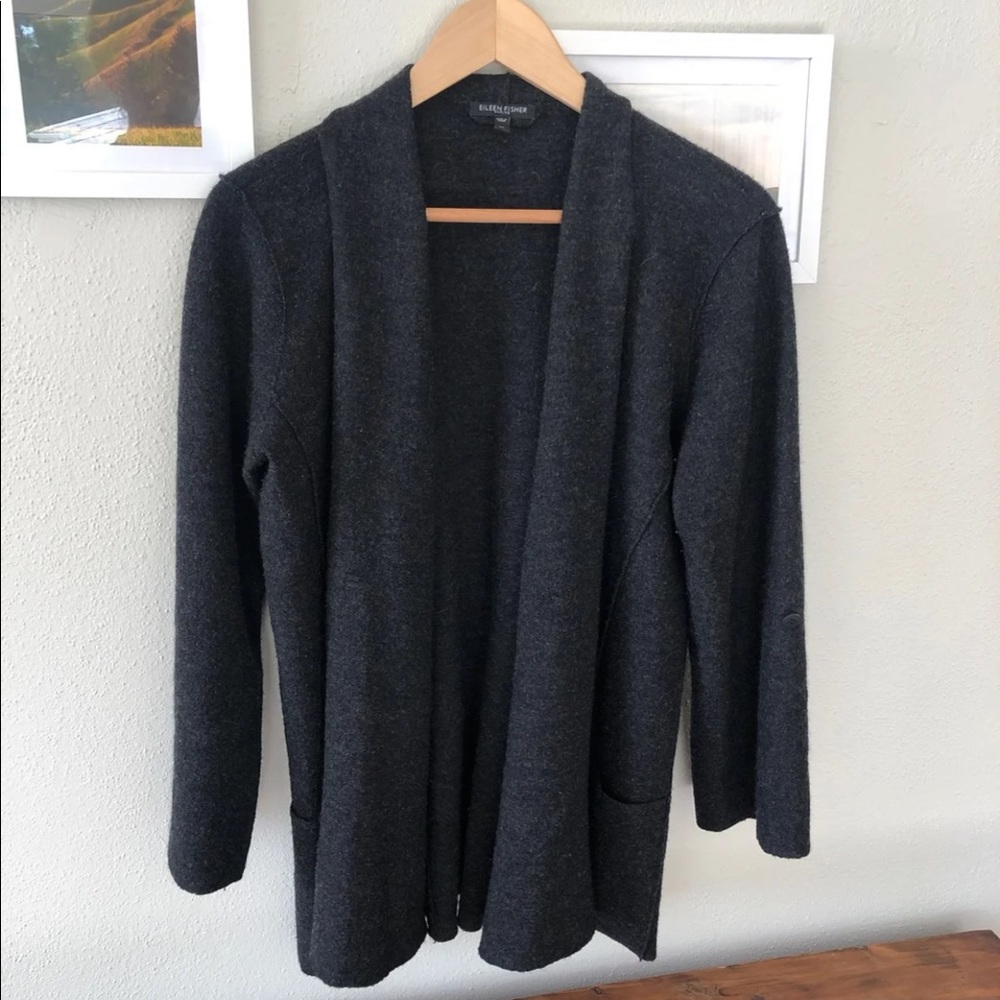 Eileen Fisher wool cardigan